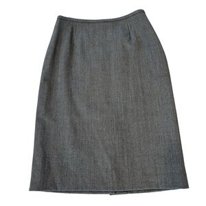 Designer Francesca Mammoliti for Beker Fashions VTG  Wool Skirt – Made in Canada